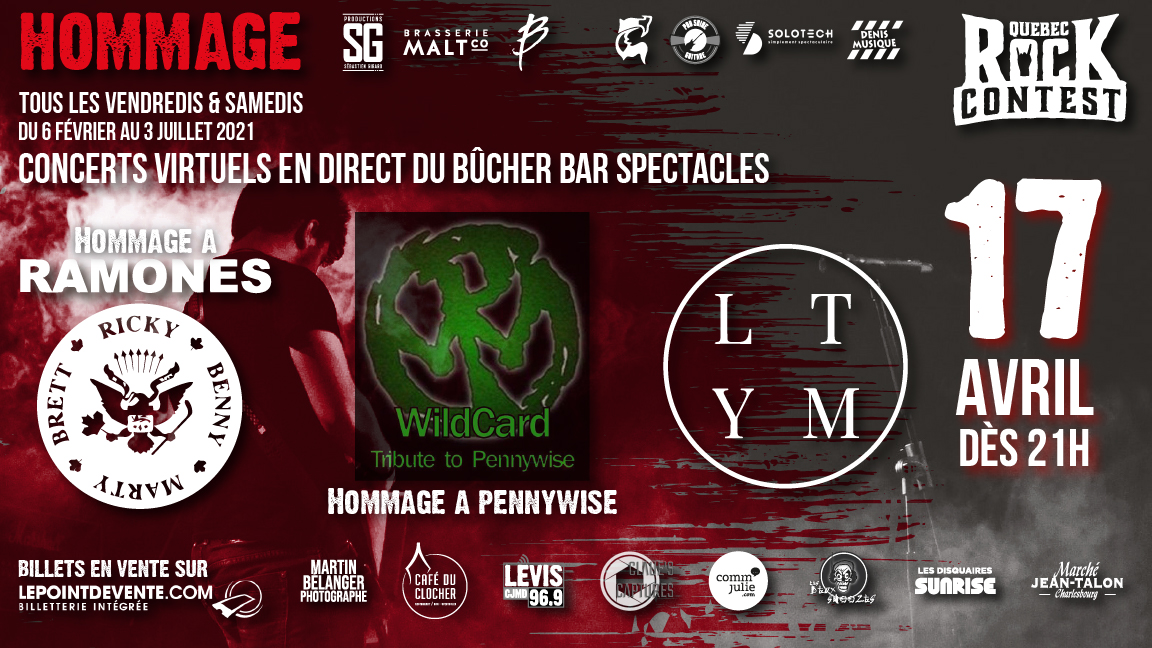 Concert virtuel : Hommage aux Ramones, Hommage à Pennywise & LTYM