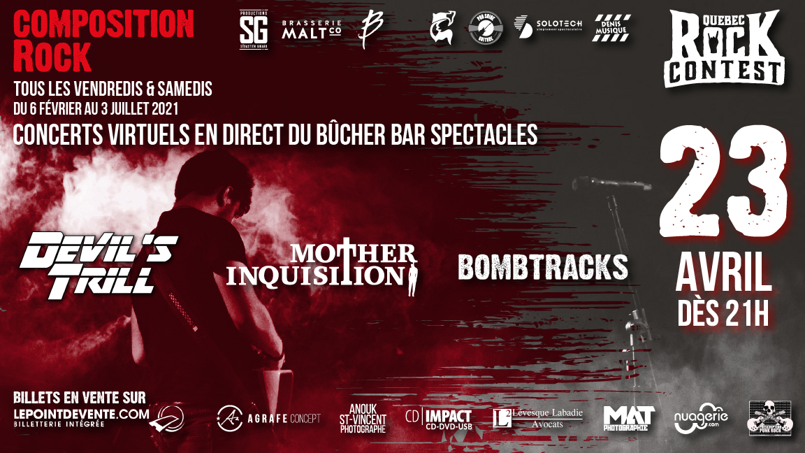 Concert virtuel : Devil's Trill & Mother Inquisition