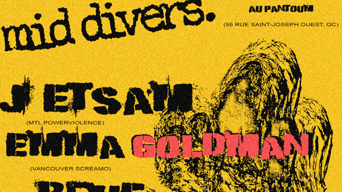 Lancement de Mid Divers (+ Emma Goldman +  Jetsam + BRUE + Plus!) @ Le Pantoum