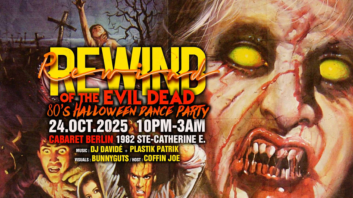 REWIND  80's New Wave Dance Party - HALLOWEEN EDITION
