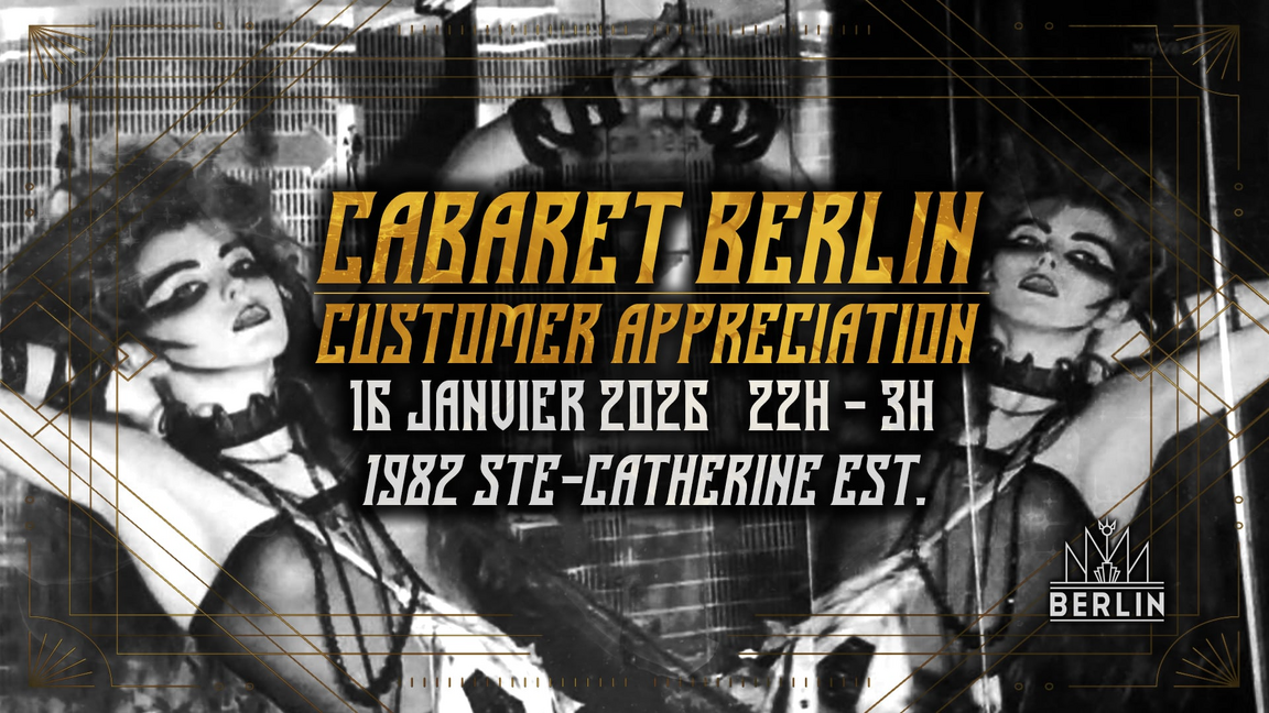 CABARET BERLIN Customer appreciation 2026