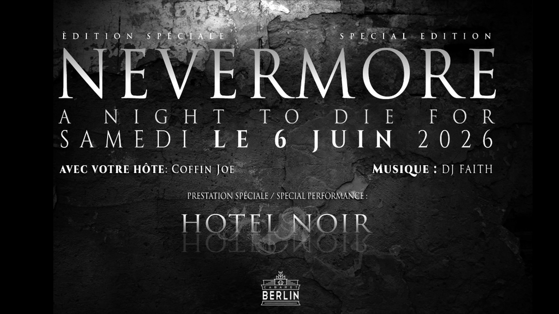 Nevermore, a night to die for...