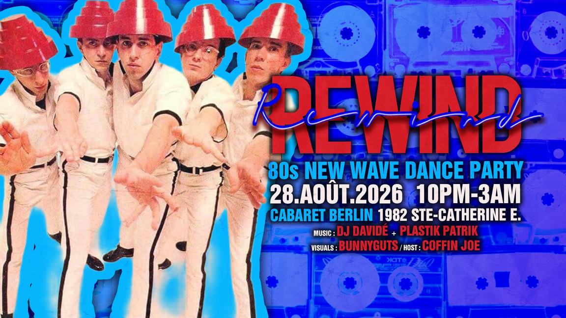 REWIND  80's New Wave Dance Party