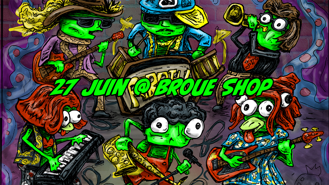 The Friendly Frogs Freak Show LIVE @ Broue Shop