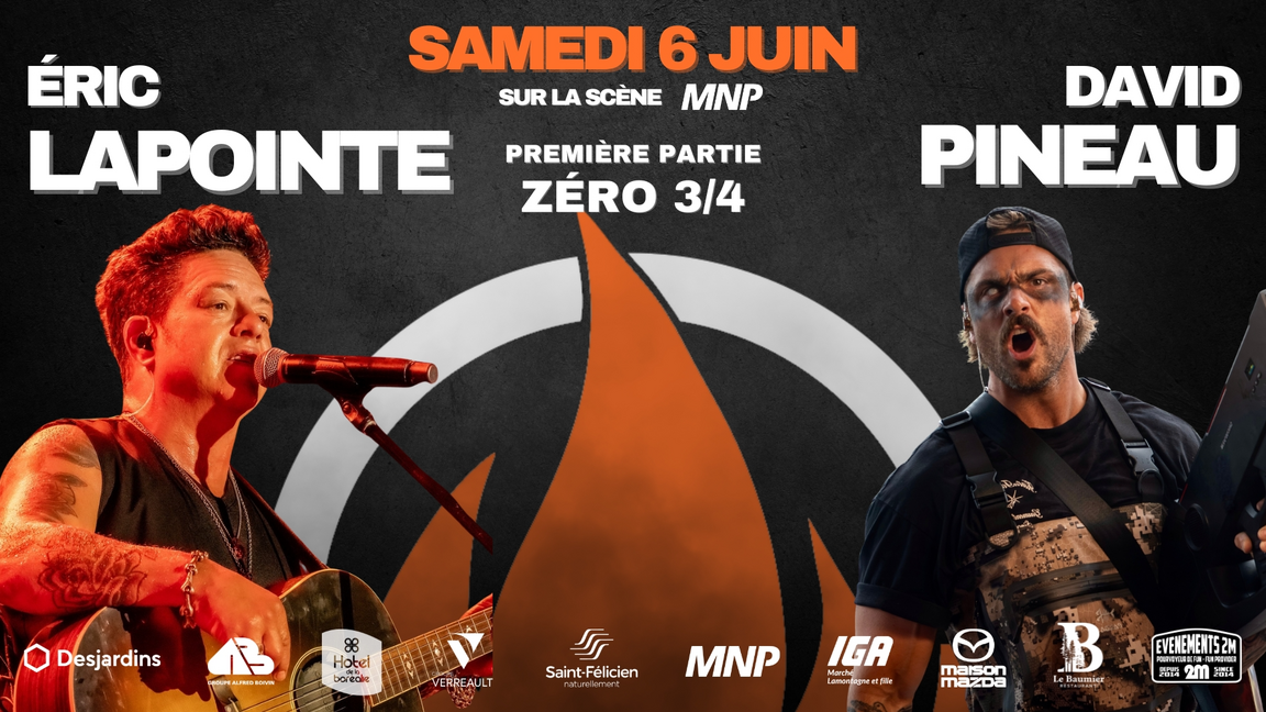 Éric Lapointe / David Pineau // Festi St-Fé