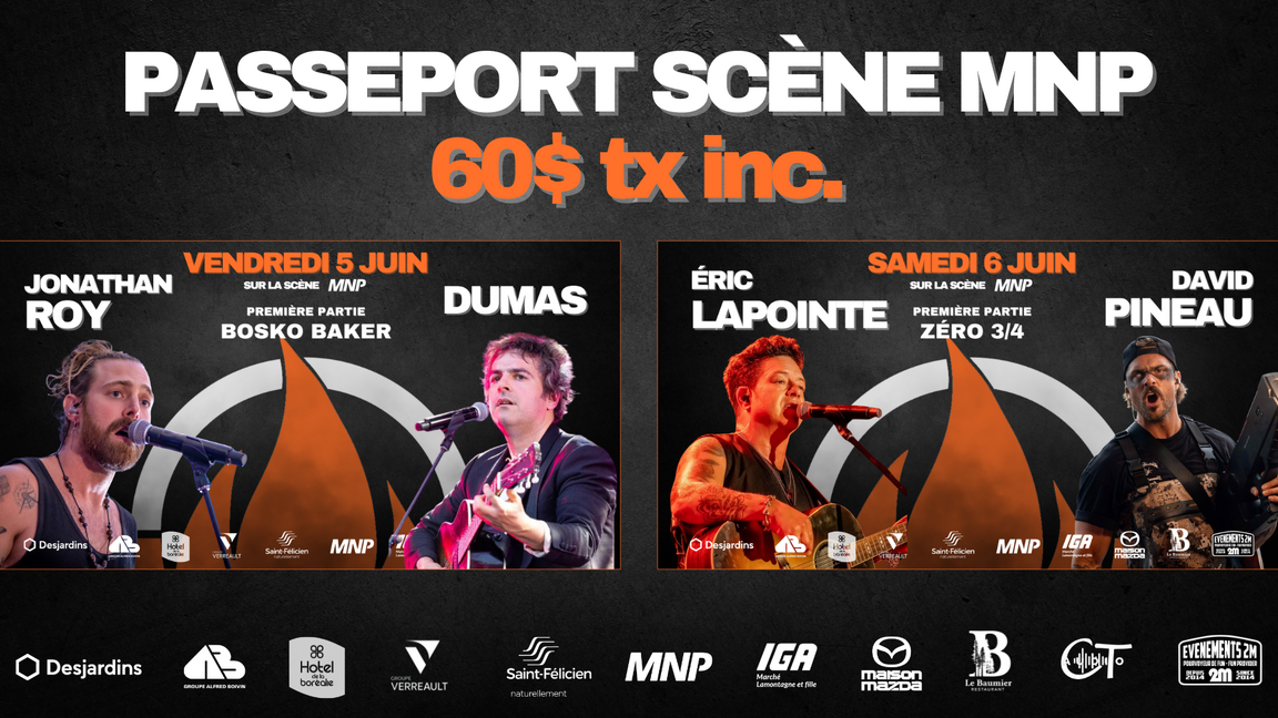 Passeport Scène MNP // Festi St-Fé