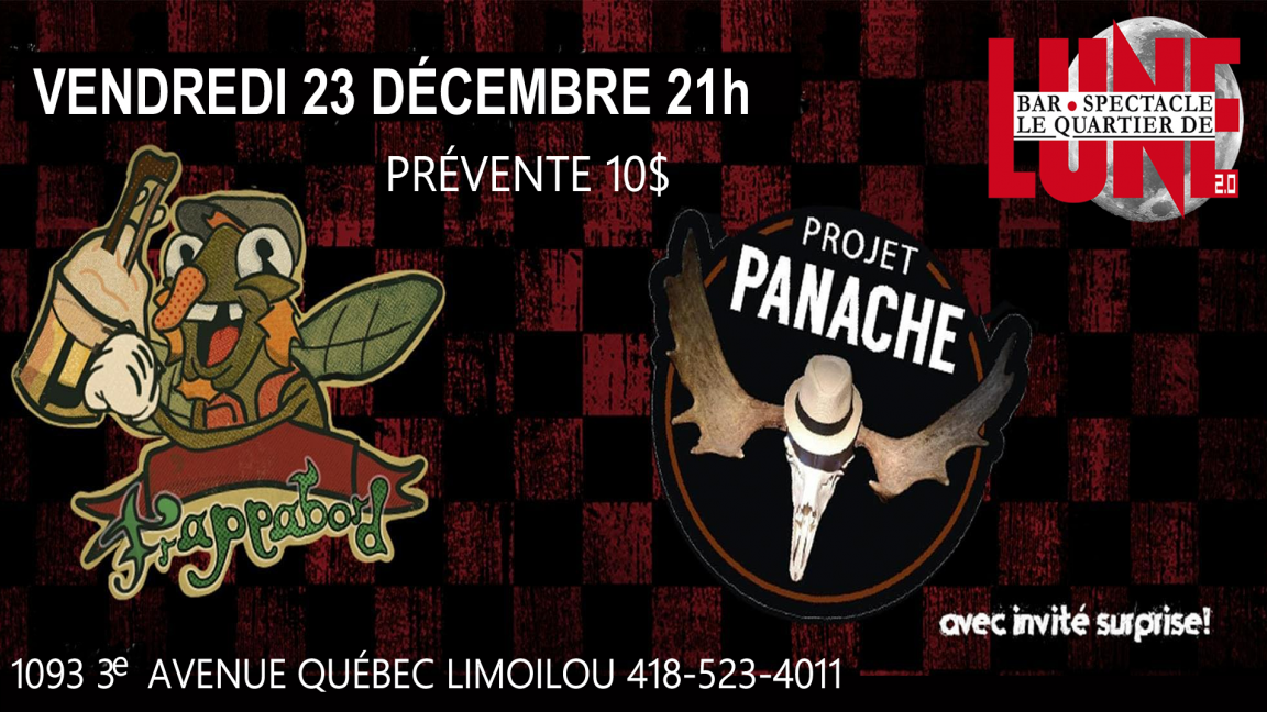 Bar Spectacle Le Quartier de Lune présente DOUBLE SPECTACLE PROJET