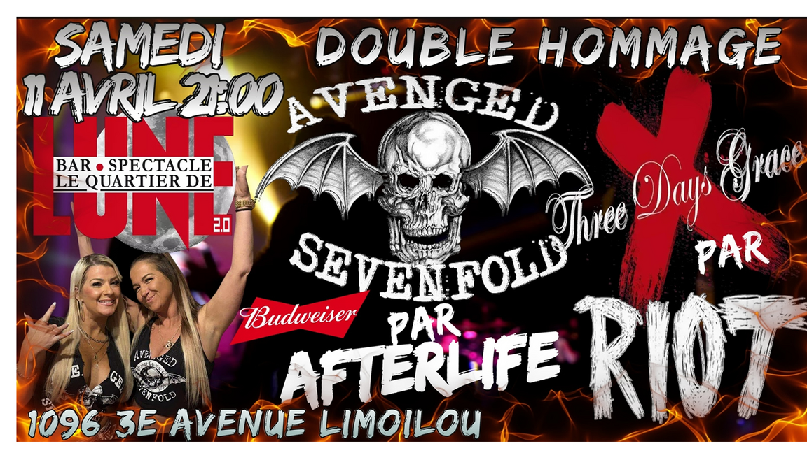 HOMMAGE A AVENGED SEVENFOLD & 3 THREE DAYS GRACE