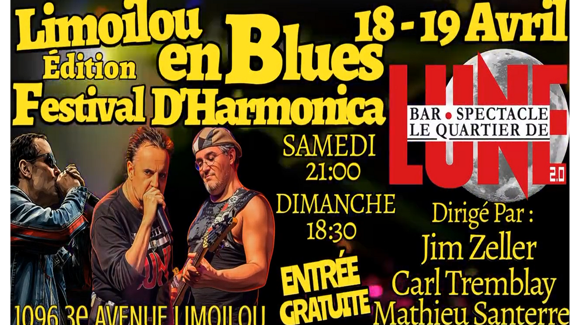 FESTIVAL D'HARMONICA LIMOILOU EN BLUES