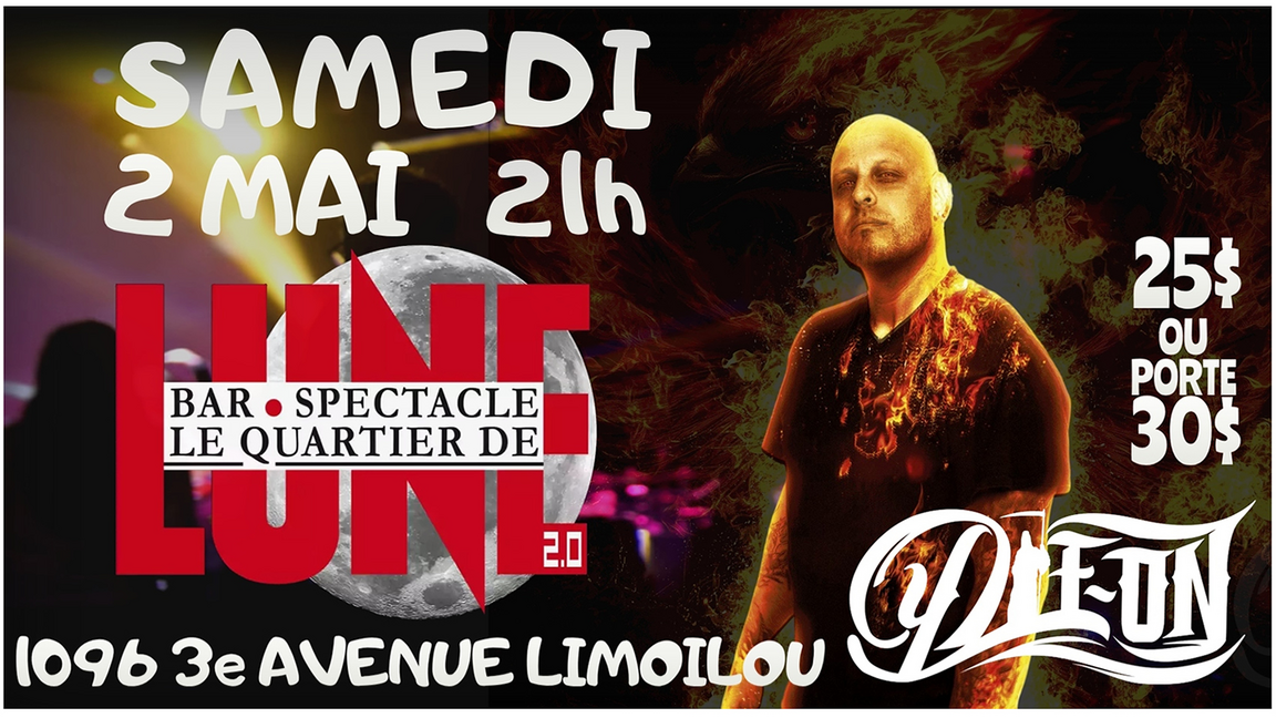 DIE-ON SOIRÉE RAP AU BAR SPECTACLE LE QUARTIER DE LUNE