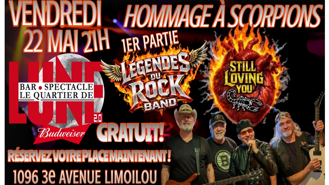 HOMMAGE A SCORPIONS & LES LEGENDES DU ROCK