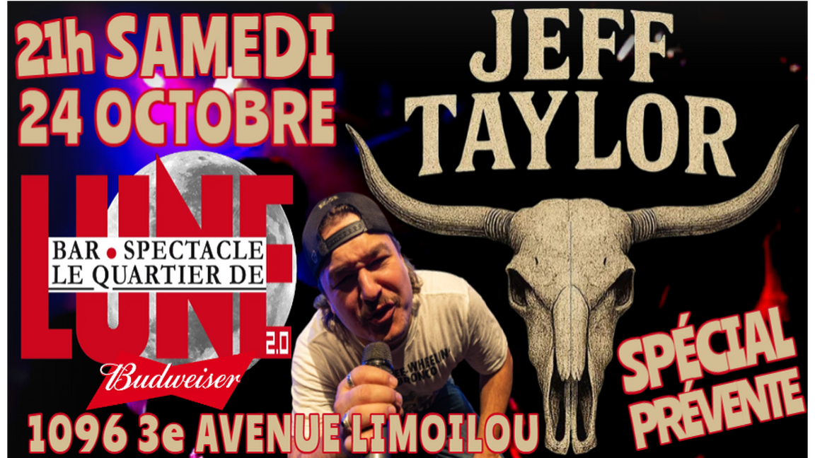 SOIRÉE NEW ROCK COUNTRY AVEC JEFF TAYLOR