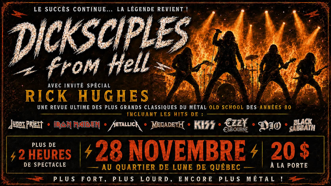 HOMMAGE AU METAL PAR DICKCIPLES FROM HELL & RICK HUGHES