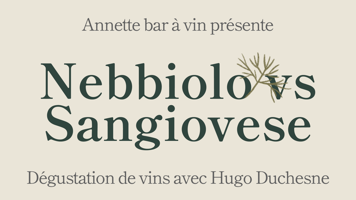 Nebbiolo vs Sangiovese