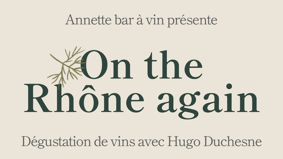 On the Rhône again!