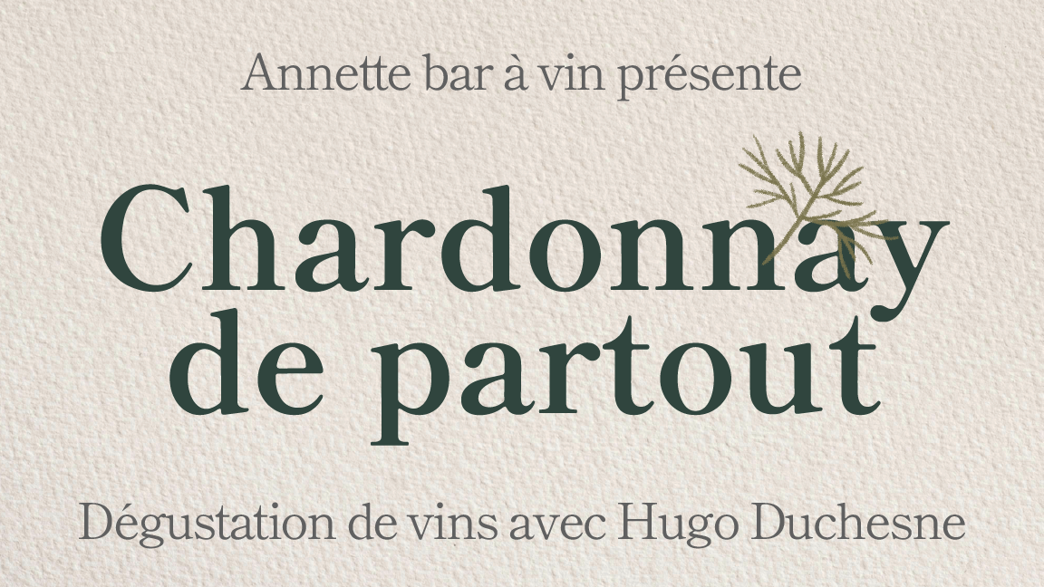Chardonnay de partout