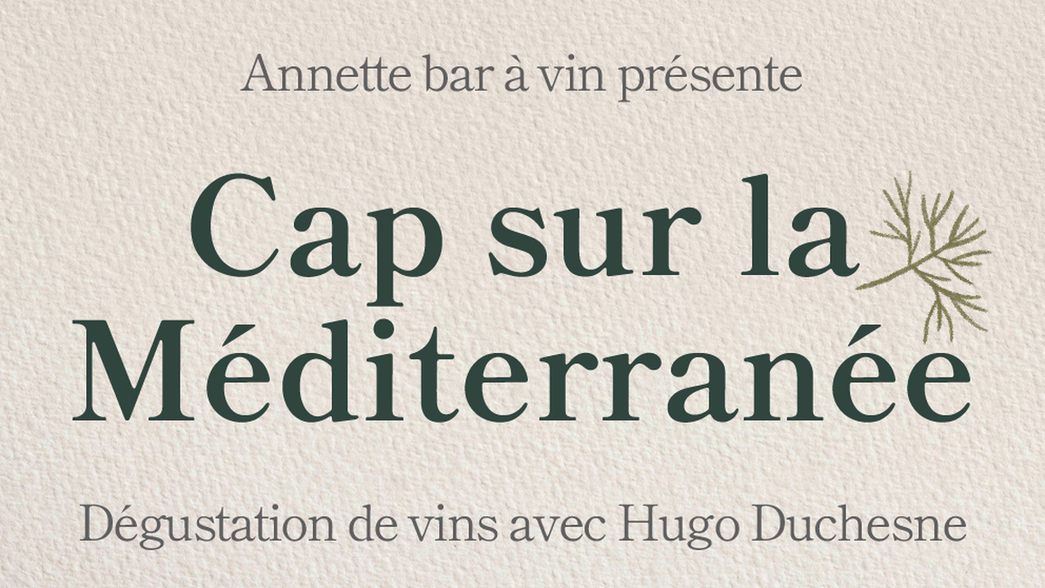 Cap sur la Méditerranée