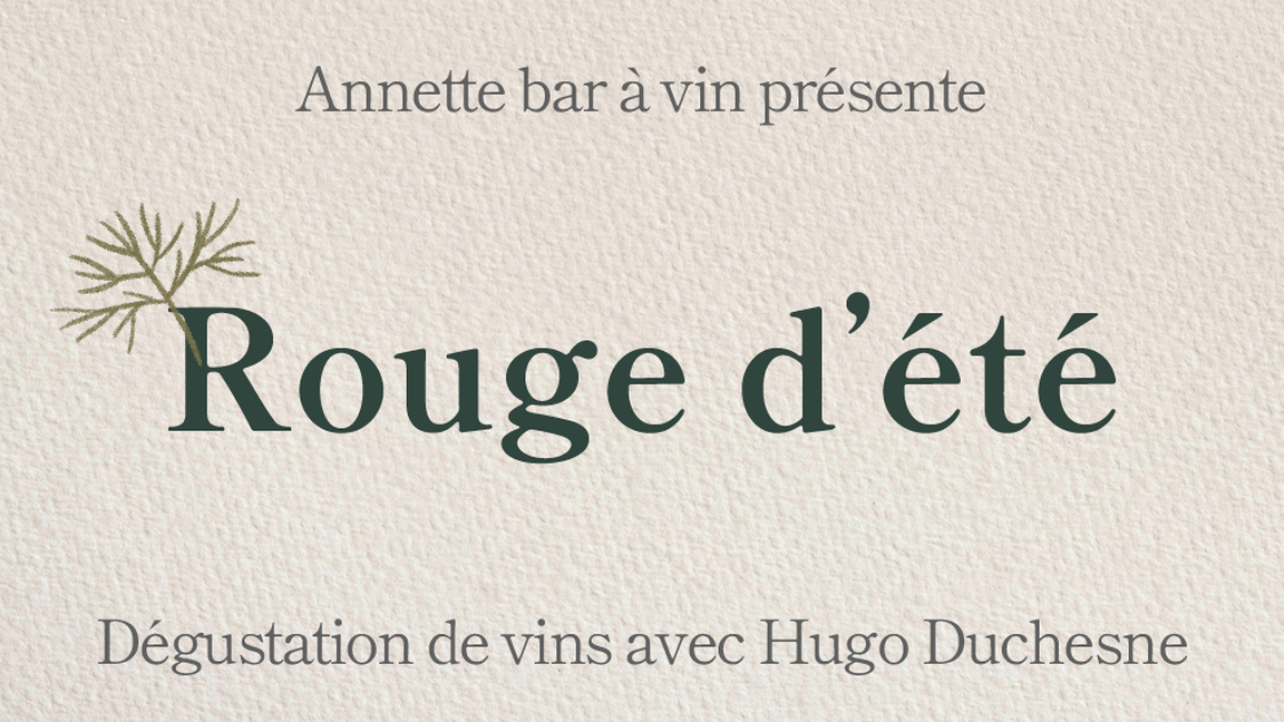 Rouge d'été