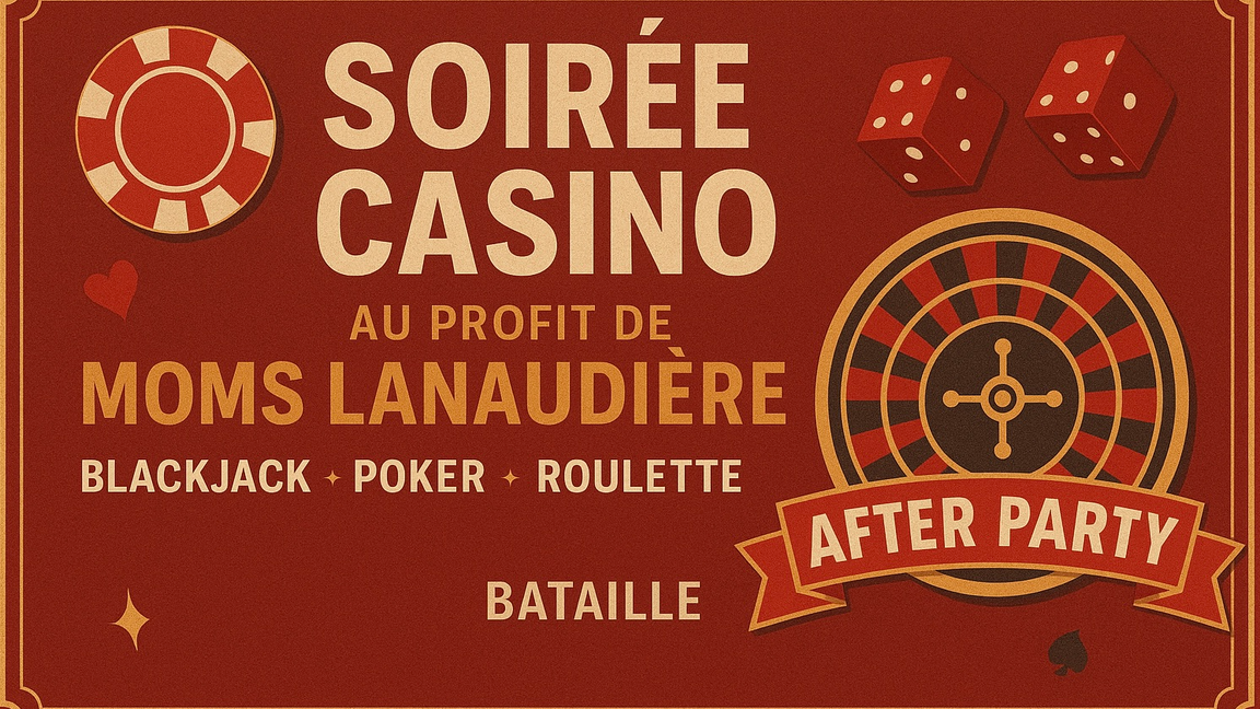 Cégep à Terrebonne - Soirée casino/bénéfice pour Moms