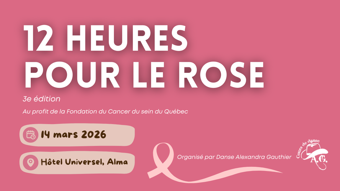 12 heures pour le rose 2026 (3e édition)