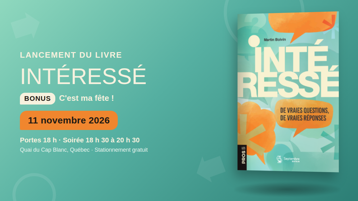 Lancement du livre Intéressé