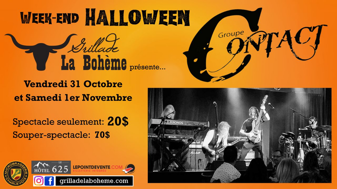 Souper-spectacle Halloween avec Contact