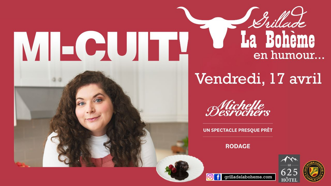 Souper-spectacle en humour: Michelle Desrochers