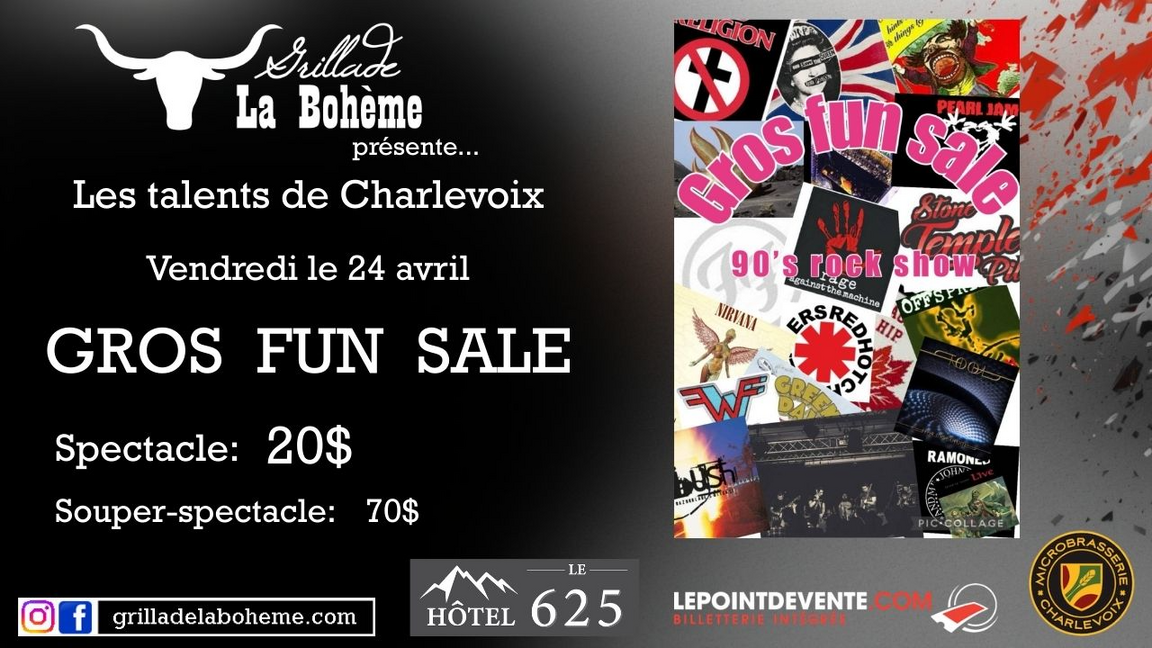 Souper-spectacle: Gros Fun Sale
