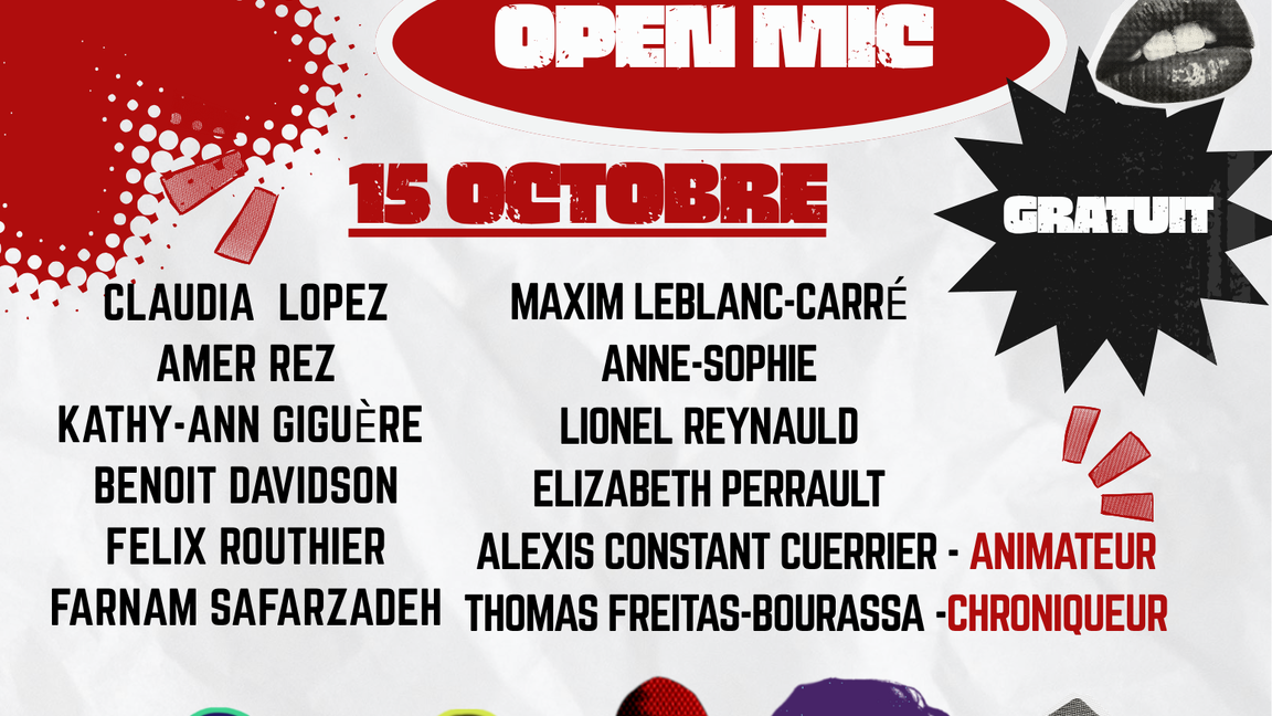 Open mic Grand Lionel