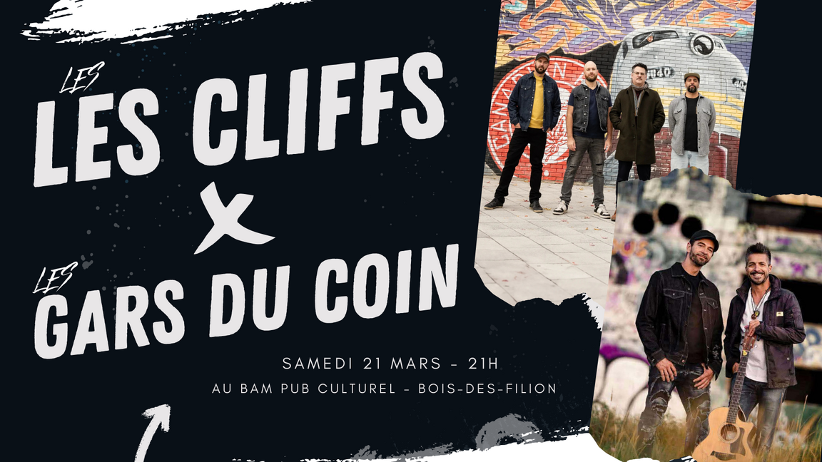 Les Cliffs + Les deux gars du coin (1ere partie)  - Show debout