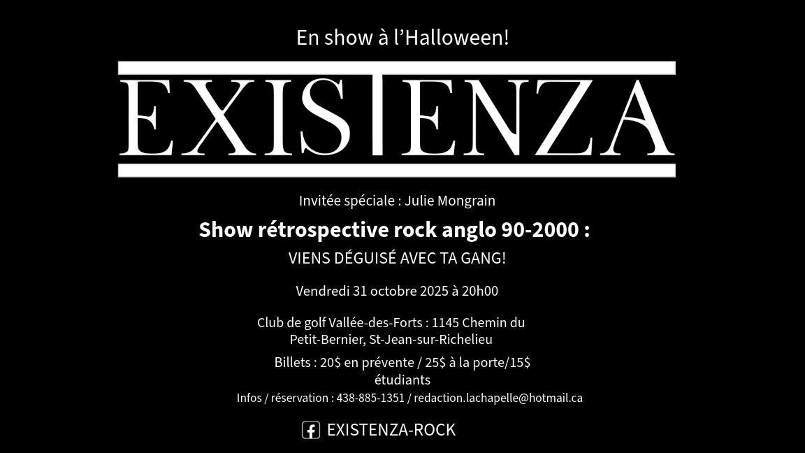 Existenza - Rock anglo 90-2000