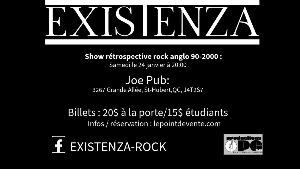 Existenza - Show rock 90-2000