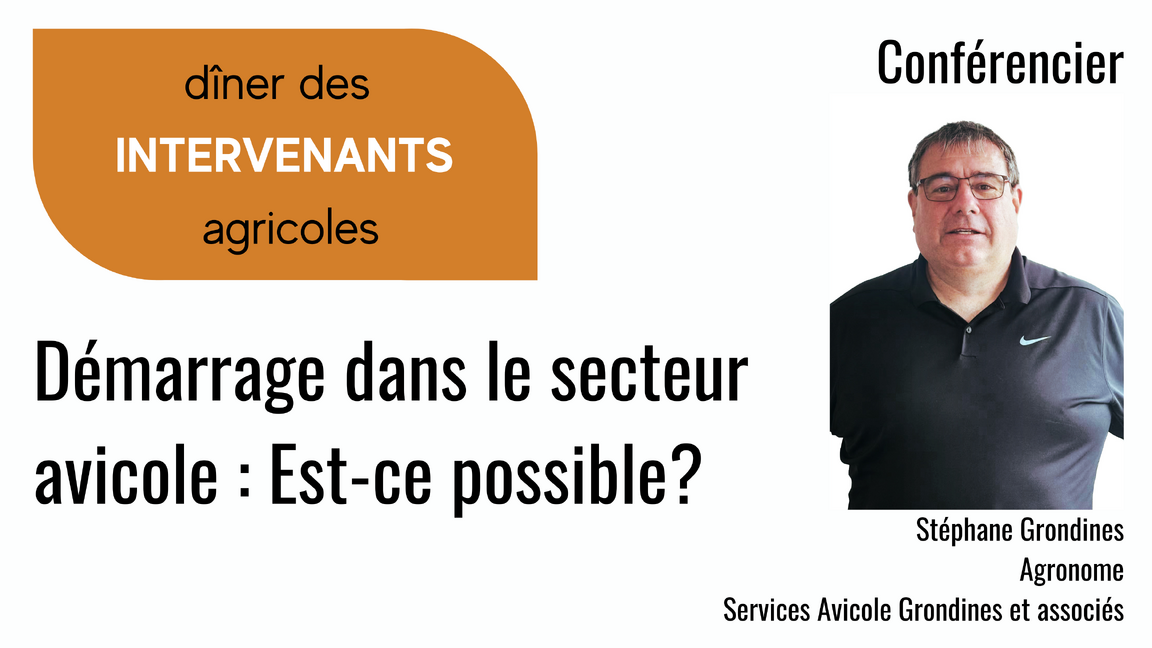 Dîner des Intervenants agricoles - 04 novembre 2025