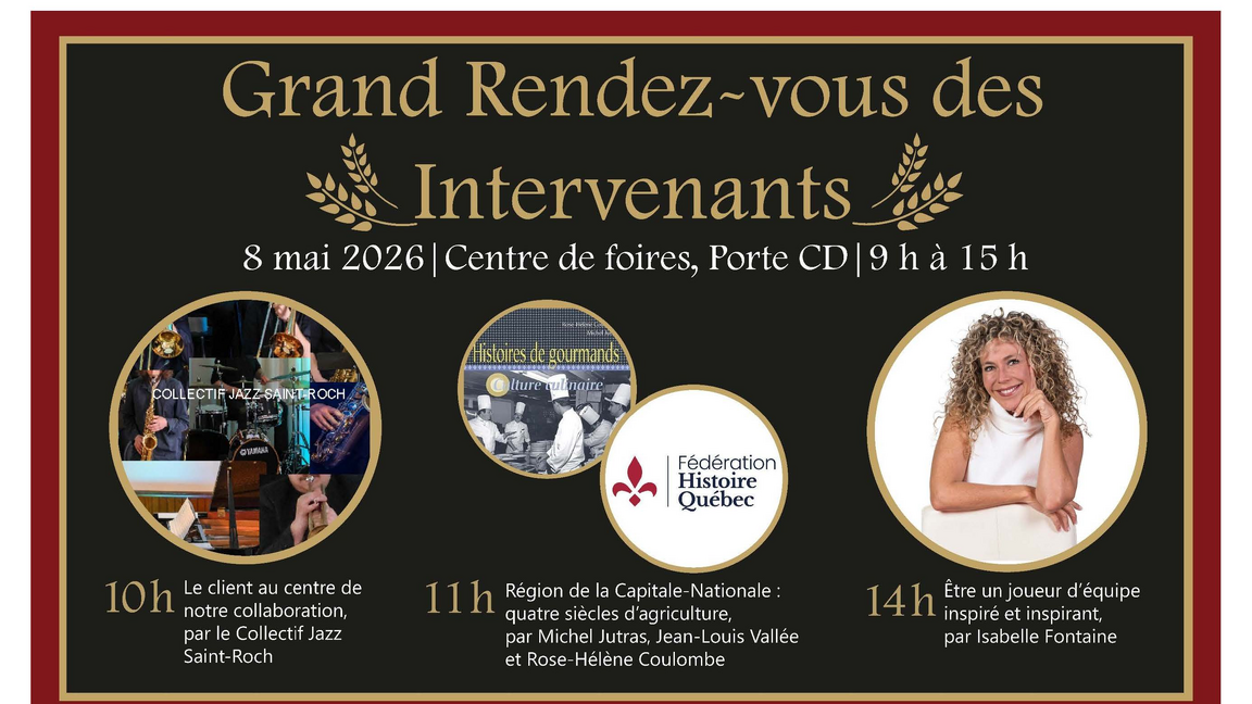 Le Grand Rendez-vous des intervenants de la Capitale-Nationale