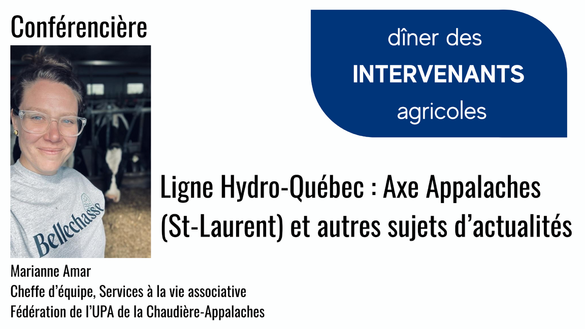 Dîner des Intervenants agricoles - 10 juin 2026