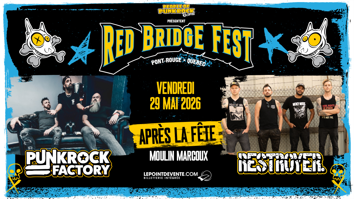 Punk Rock Factory + Restroyer au Moulin Marcoux