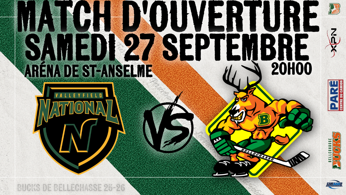 MATCH D'OUVERTURE Valleyfield vs BELLECHASSE