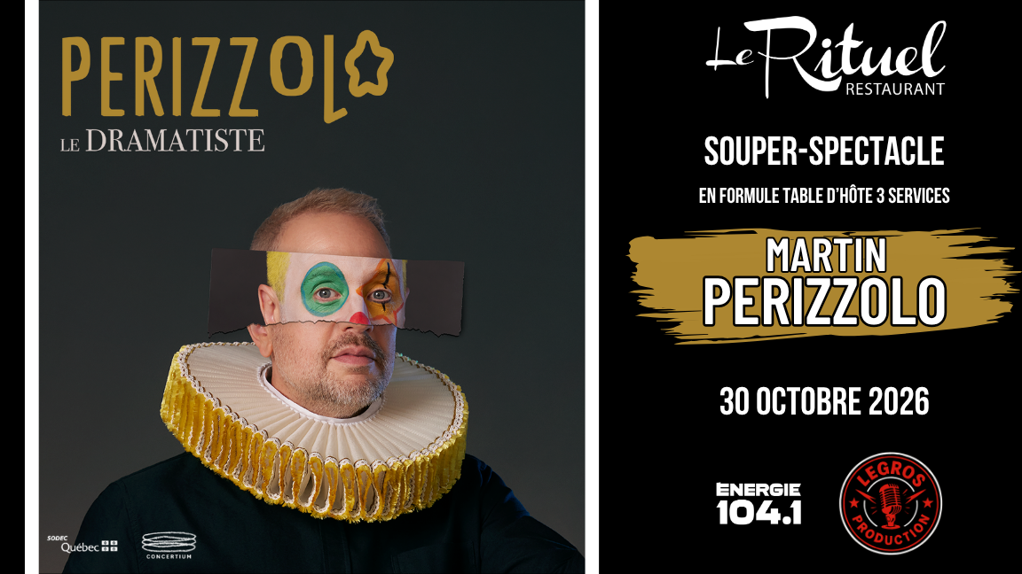 Souper-Spectacle avec Martin Perizzolo