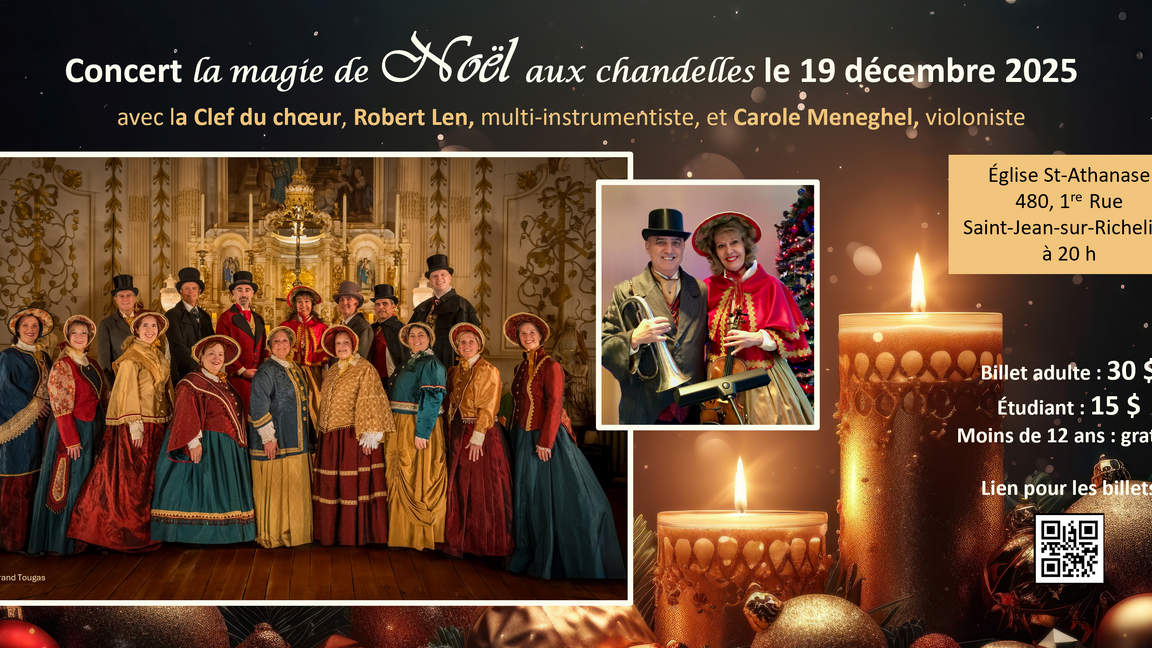 Concert la magie de Noël aux chandelles