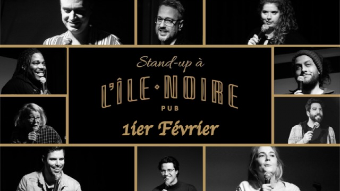 Stand-up À l'île noire! 1 février