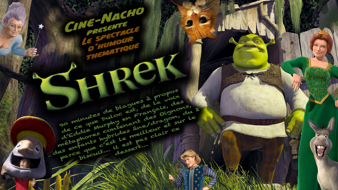SHREK! Le show d'humour! À SHERBROOKE!