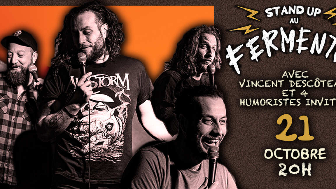 Stand-Up au Fermentor! 21 octobre!