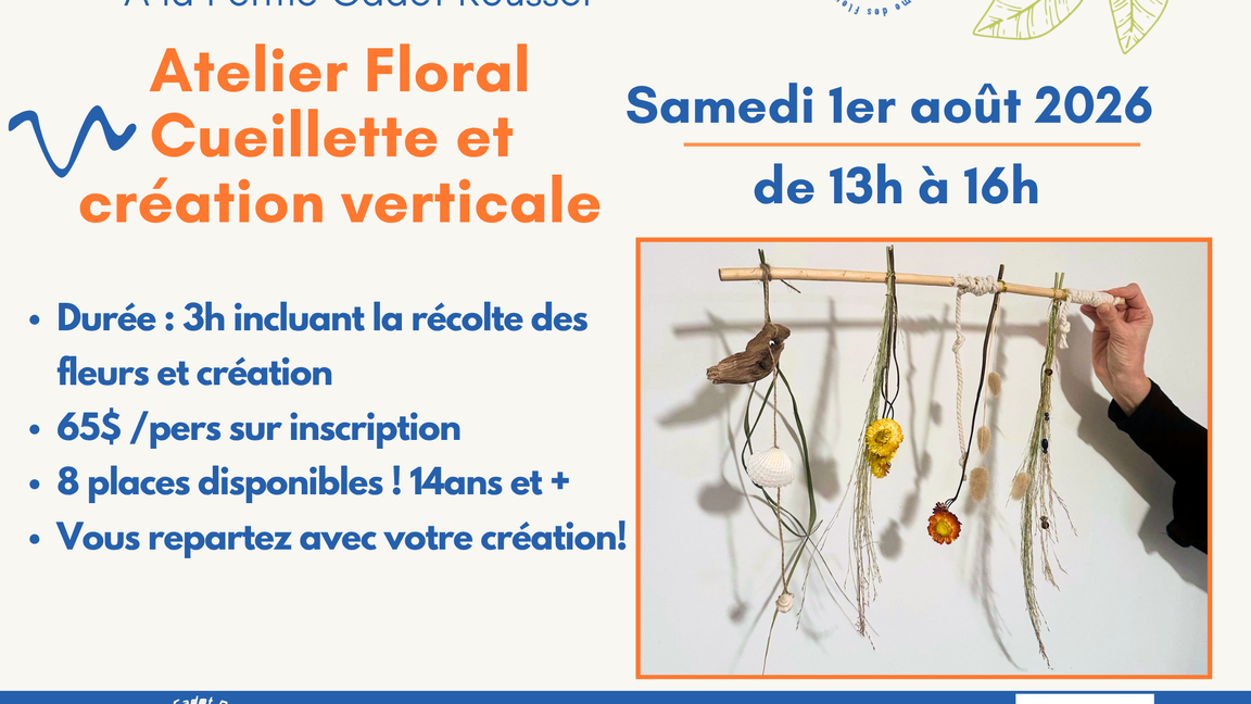 Atelier Florale Cueillette et création verticale