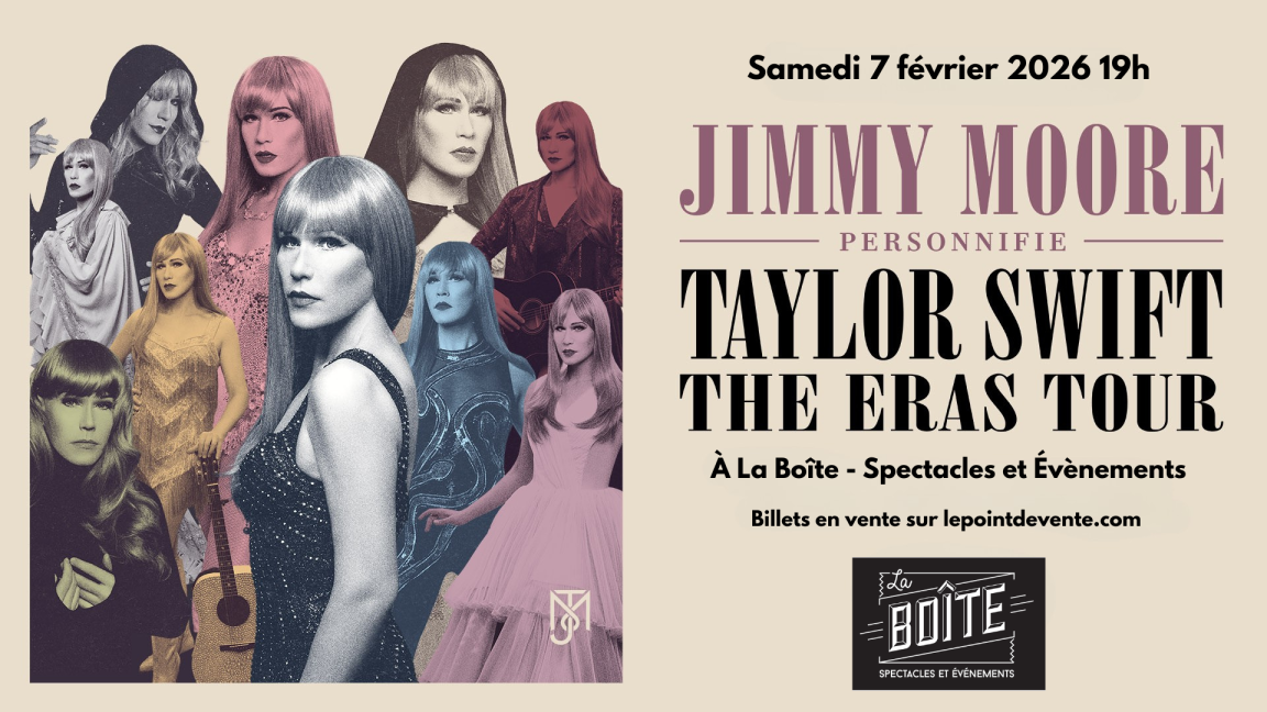 Jimmy Moore personnifie Taylor Swift The Eras Tour