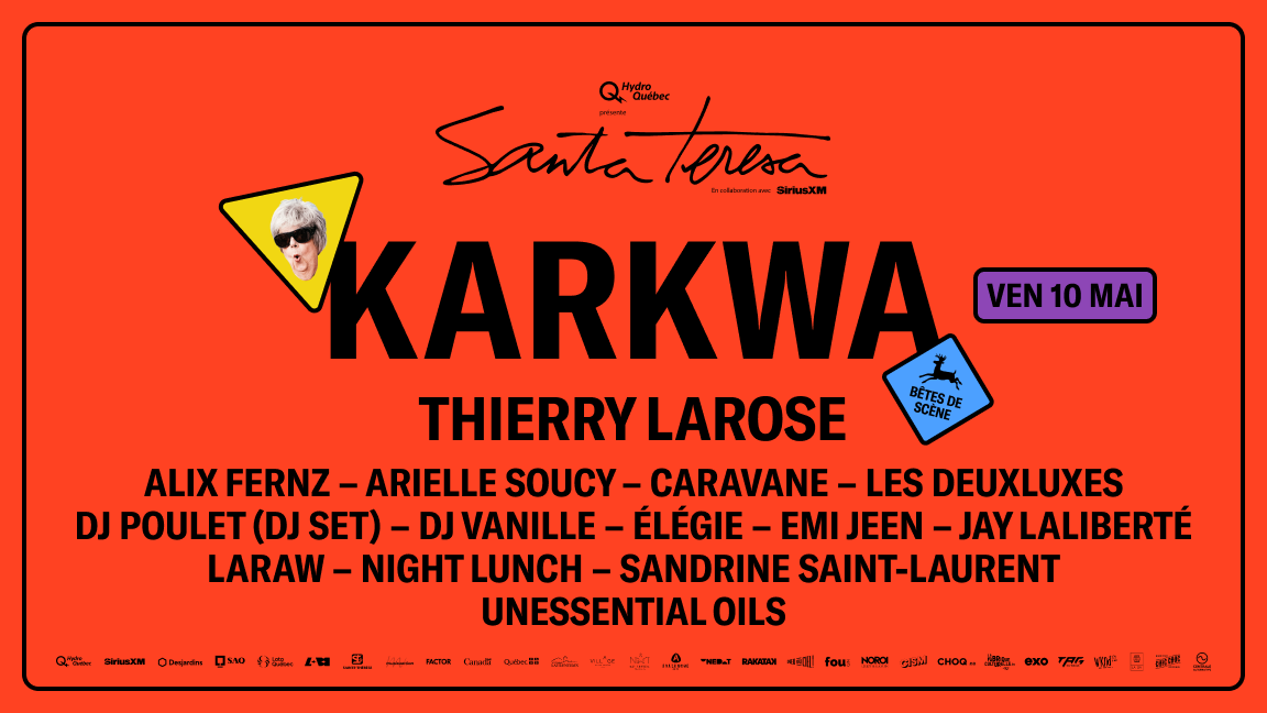 Festival Santa Teresa présente KARKWA + Thierry Larose + Les Deuxluxes