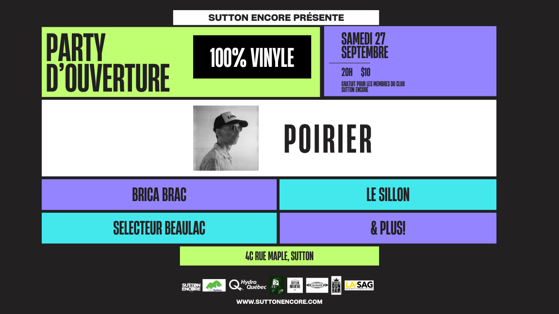 Party D'ouverture avec DJ POIRIER