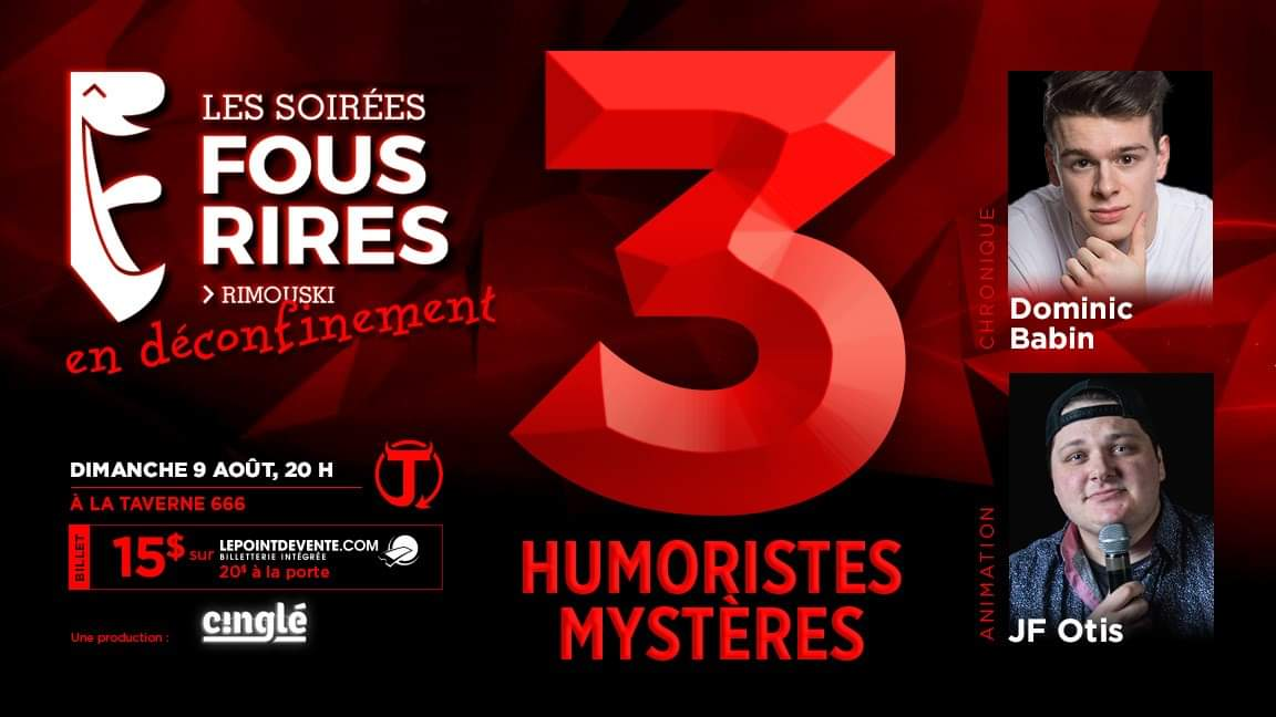 Les Soirées Fous Rires à Rimouski