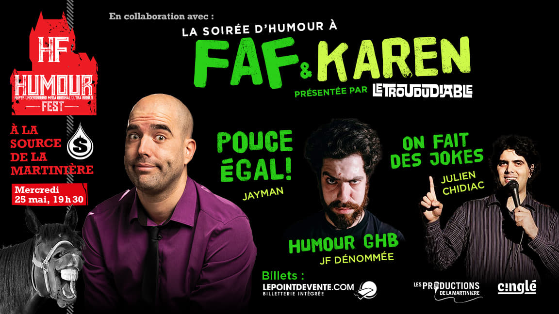 Humour Fest - Mercredi 25 mai