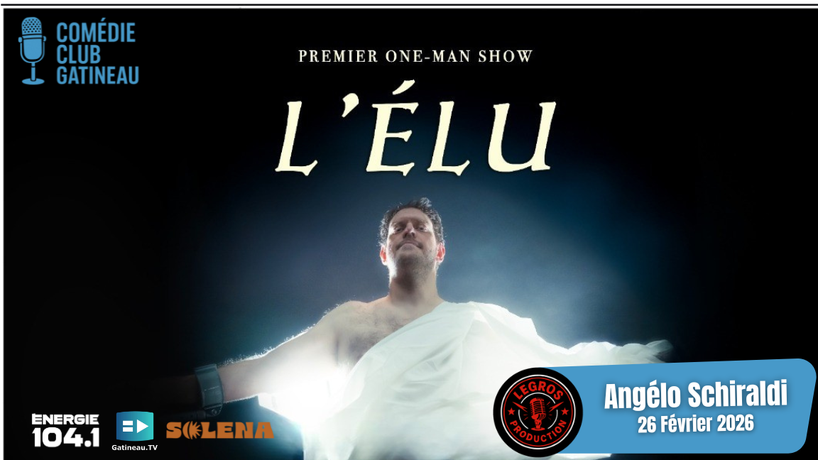 Comédie Club Gatineau Présente Angélo Schiraldi