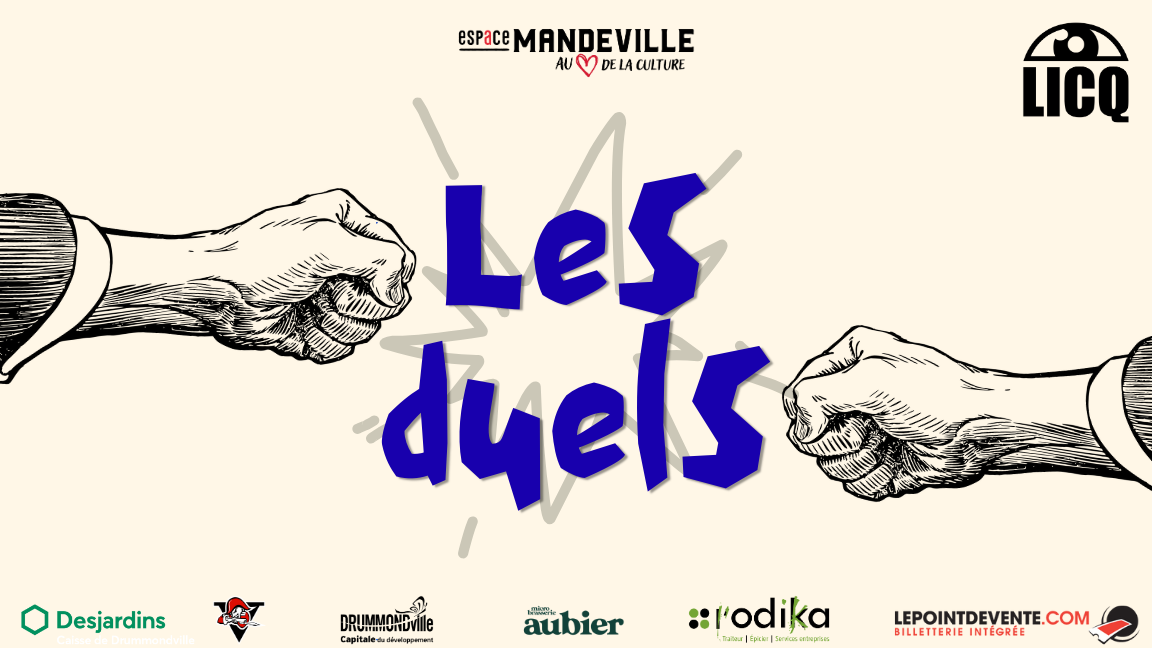 Ligue d'improvisation Centre-du-Québec 2025-2026 Les duels